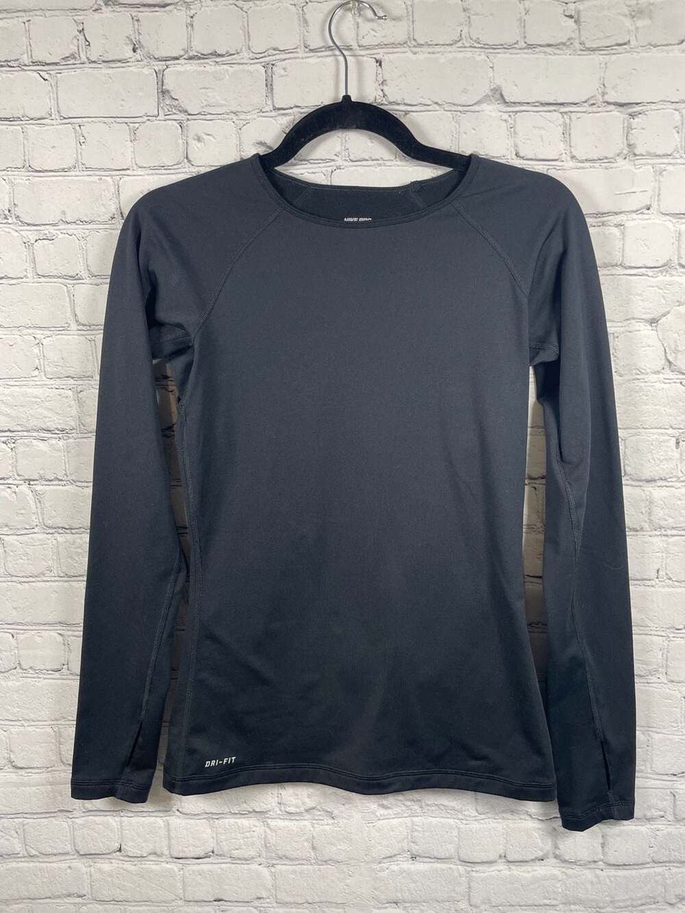 Nike Pro Dri-FIT Women’s Long Sleeve Compression Shirt Black Size S